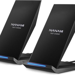 NANAMI Fast Wireless Charging Stand – 2 Pack