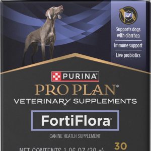 Purina Pro Plan Veterinary Supplements FortiFlora Canine Probiotic – 30 Count